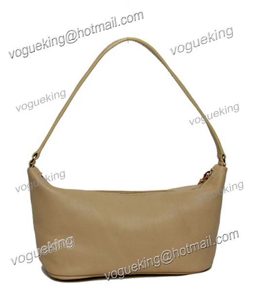 Prada Apricot Leather Shoulder Bag-2