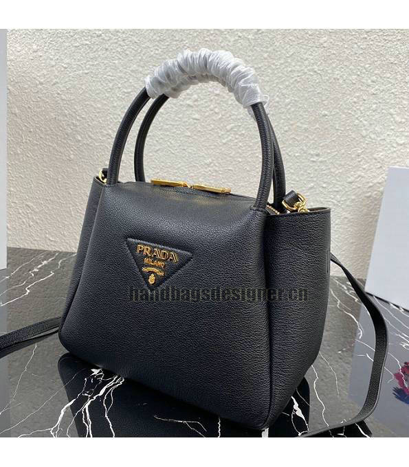 Prada Black Original Soft Calfskin Leather Small Handbag-6