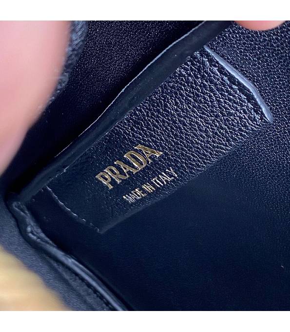 Prada Black Original Soft Calfskin Leather Small Handbag-8