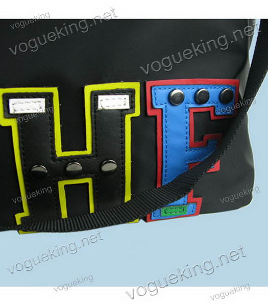 Prada Black Waterproof With Calfskin Leather Tote Bag-6