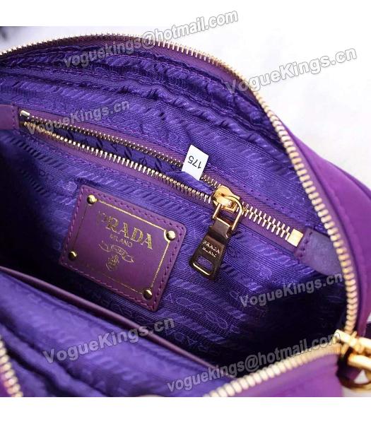 Prada BN1862 Purple Nylon Small Crossbody Bag-6