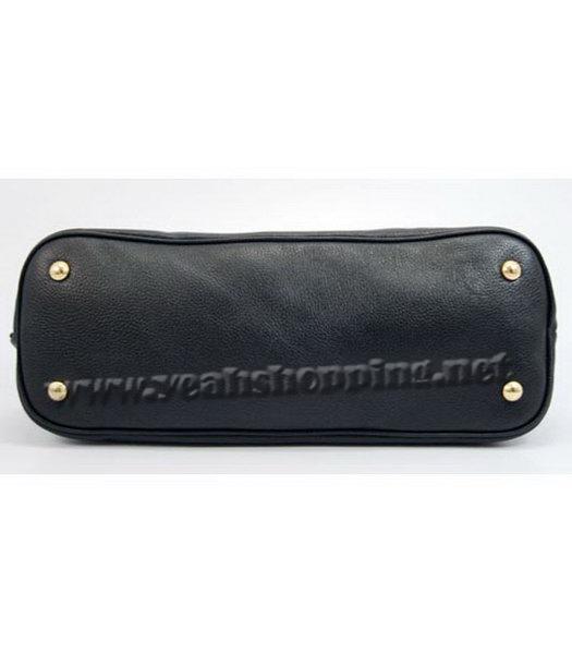 Prada Boston Tote Shoulder Zip Bag in Black Leather-4