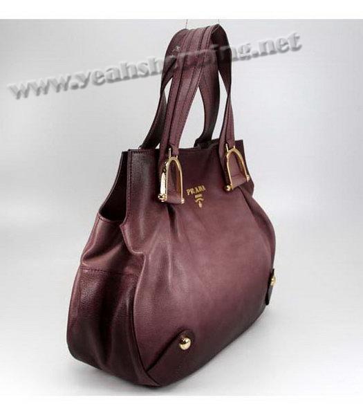 Prada Colorful Shoulder Bag Purple_Black Leather-1