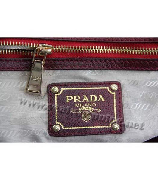 Prada Colorful Shoulder Bag Red_Black Leather-6