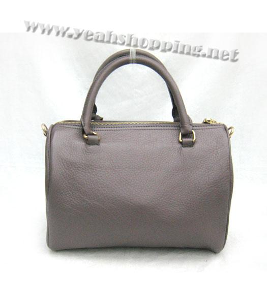 Prada Cowhide Leather Tote Bag in Dark Grey_BL0610-1
