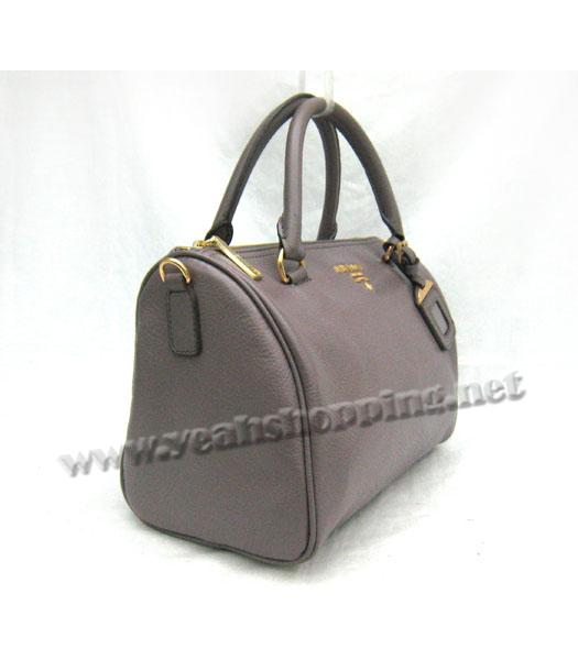 Prada Cowhide Leather Tote Bag in Dark Grey_BL0610-2