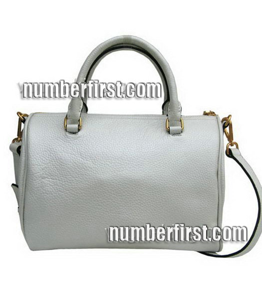 Prada Cowhide Leather Tote Bag in Pearl Color-1