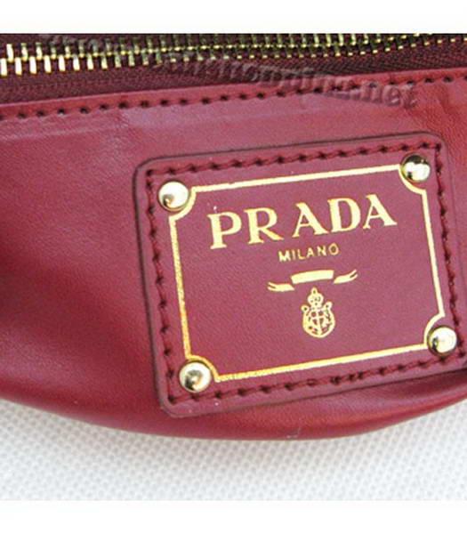 Prada Deerskin Leather Tote Bag Coffee-5