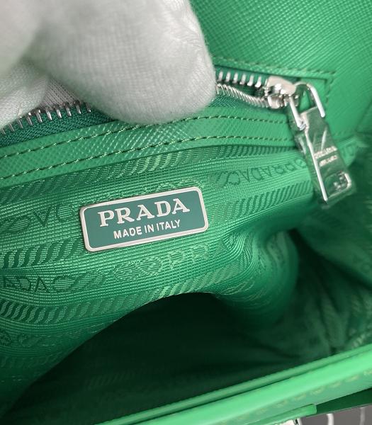 Prada Galleria Green Original Cross Veins Leather Medium Tote Bag-1