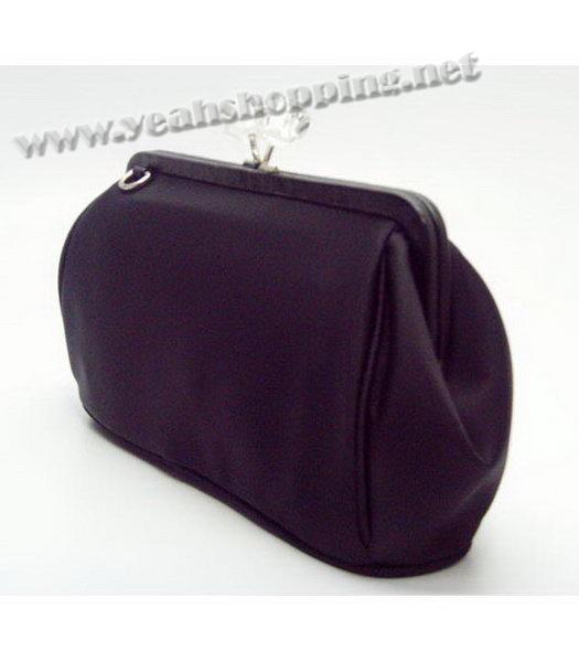 Prada Gaufre Nylon Clutch Bag in Black-2