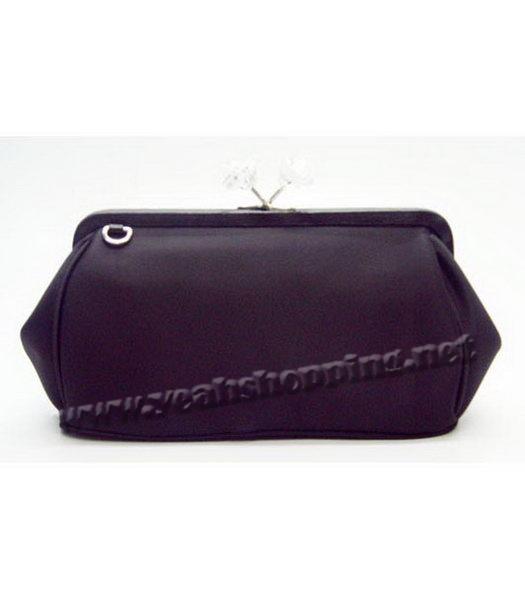 Prada Gaufre Nylon Clutch Bag in Black-3