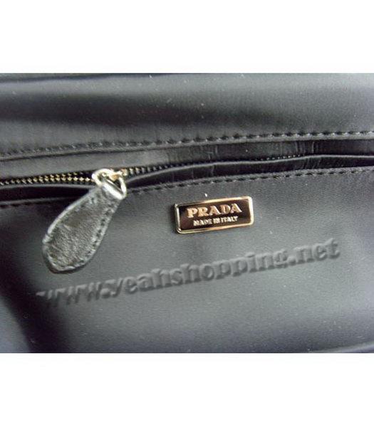 Prada Gaufre Nylon Clutch Bag in Black-8
