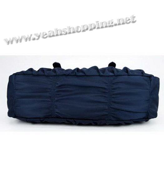 Prada Gaufre Nylon Tote Bag in Blue-4