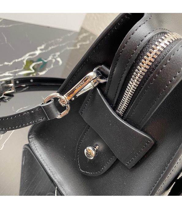 Prada Kristen Black Original Saffiano Leather Tote Handbag-5