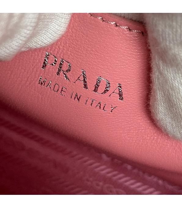 Prada Kristen Pink Original Saffiano Leather Tote Handbag-8