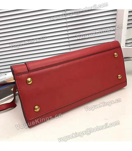 Prada Latest Original Red Leather Tote Bag-3