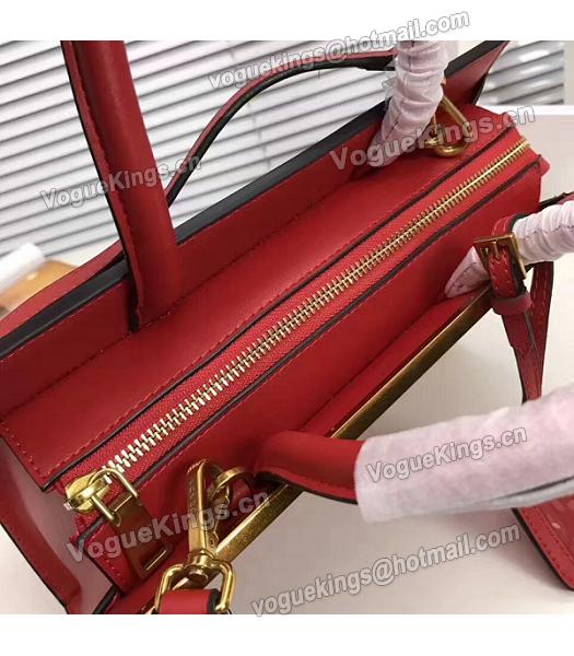 Prada Latest Original Red Leather Tote Bag-4