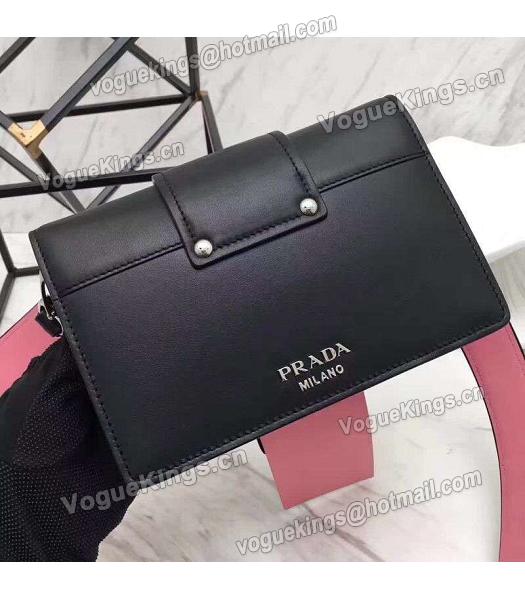 Prada Mixed Colors Original Leather Small Shoulder Bag Black-2