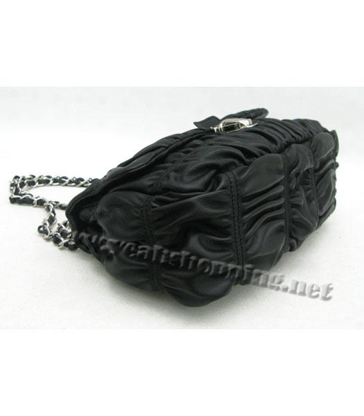 Prada Nappa Gaufre Shoulder Bag Black-3