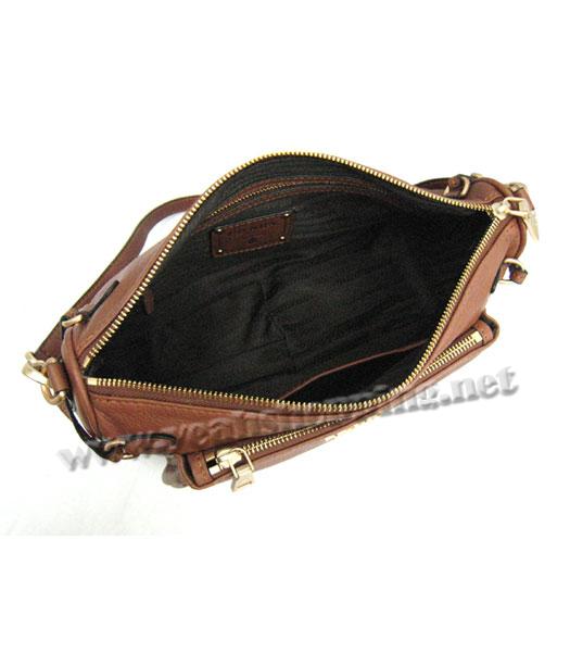 Prada Nappa Leather Single Shoulder Bag Coffee_BR4081-4