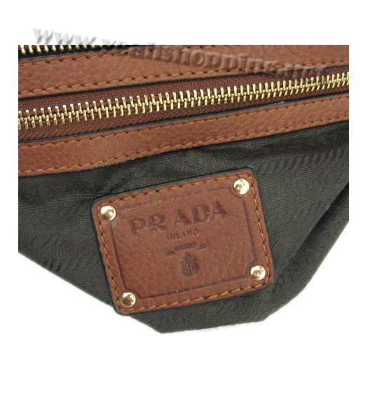 Prada Nappa Leather Single Shoulder Bag Coffee_BR4081-7