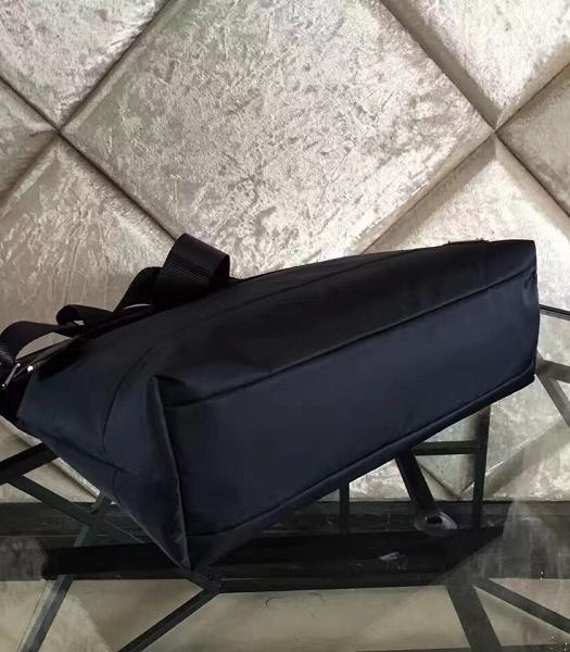 Prada New Style Original Canvas Briefcase Bag Black-3
