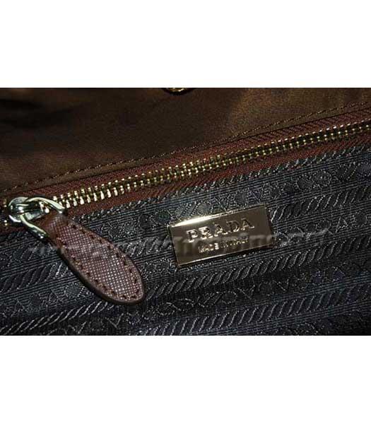 Prada Nylon Caton Shoulder Bag Khaki-6