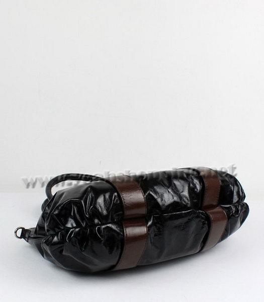Prada Oil Wax Leather Tote Bag Black-4