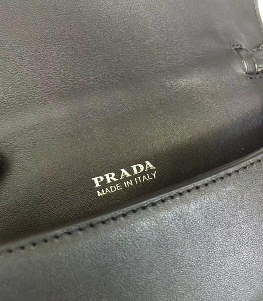 Prada Original Leather Small Shoulder Bag Black-2