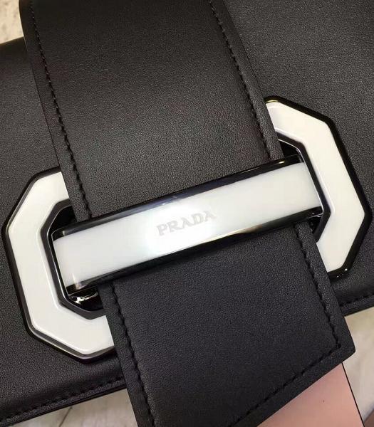 Prada Original Leather Small Shoulder Bag Black-3