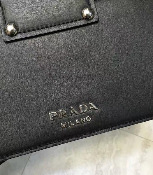Prada Original Leather Small Shoulder Bag Black-6