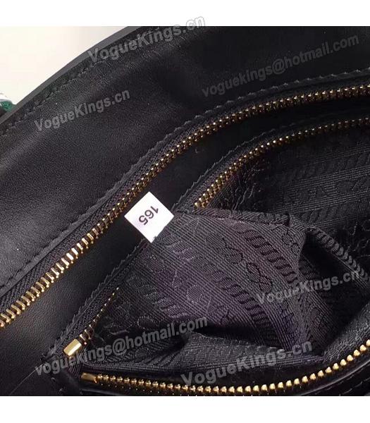 Prada Original Mixed Colors Leather Top Handal Bag Black-3
