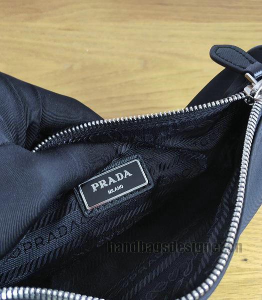 Prada Re-Edition 2005 Black Nylon With Saffiano Original Leather Mini Shoulder Bag-2