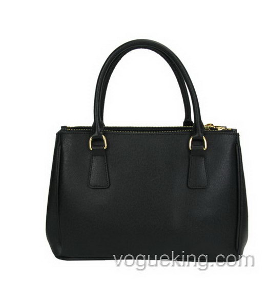 Prada Saffiano Black Calfskin Business Tote Handbag -1-1