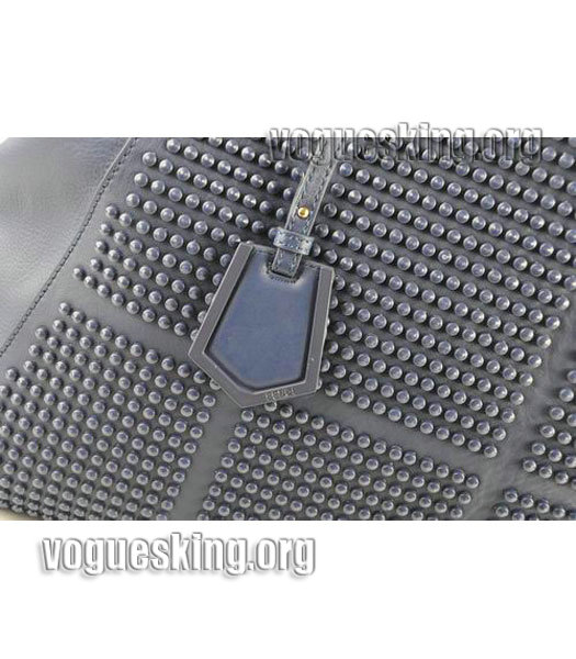 Prada Saffiano White/Black Cross Veins Leather Business Tote Handbag-4