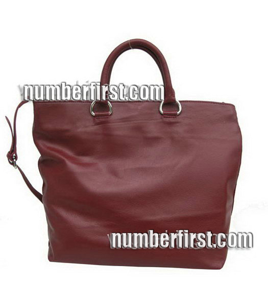 Prada Shopper PM Bag Calfskin Bag Red-1