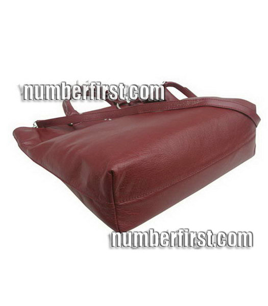 Prada Shopper PM Bag Calfskin Bag Red-3