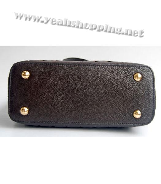 Prada Shoulder Handbag Dark Coffee-4