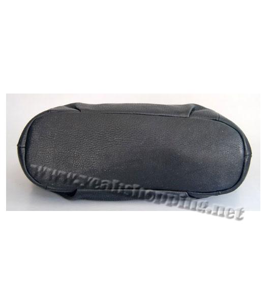 Prada Shoulder Tote Bag Black Oil Wax Milled-4