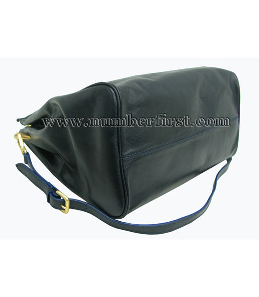 Prada Shoulder Tote Bag Sapphire Blue-1-3