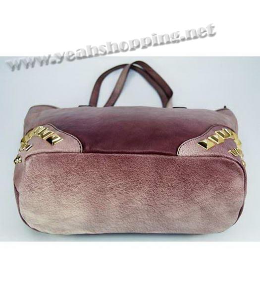 Prada Studded Purple Tote Bag-4
