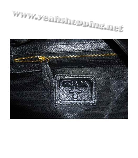 Prada Tote Bag Black Calfskin-6