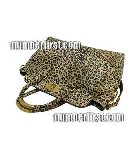 Prada Tote Handbag Leopard Grain leather-3