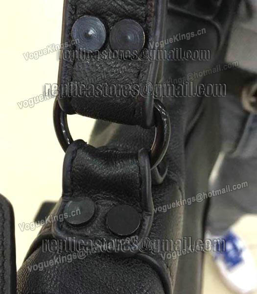 Proenza Schouler PS1 Lambskin Leather Large Satchel Bag Black-1