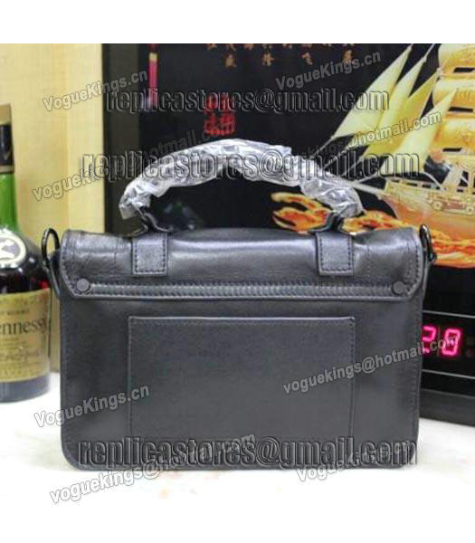 Proenza Schouler PS1 Lambskin Leather Mini Satchel Bag Black-1