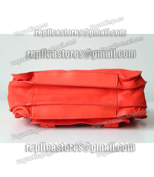 Proenza Schouler PS1 Medium Satchel Bag Lambskin Leather Red-3