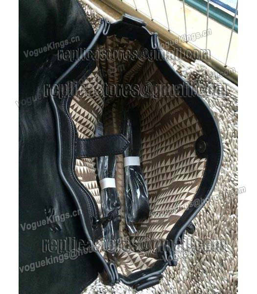 Proenza Schouler PS1 Small Satchel Bag Lambskin Leather Black-2