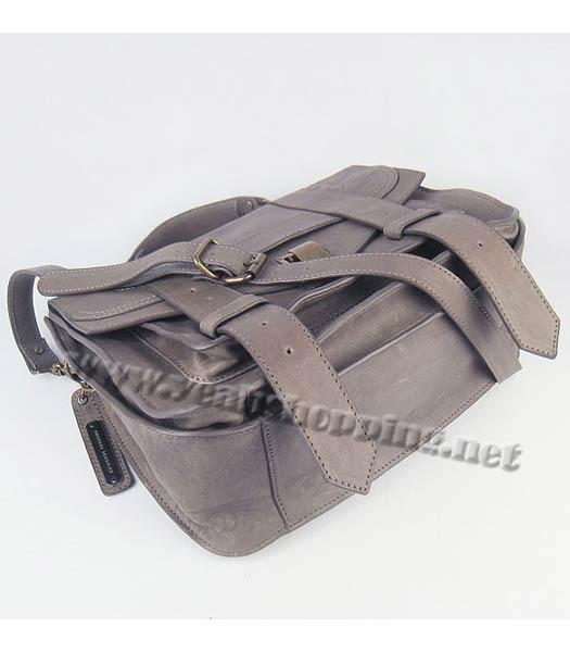 Proenza Schouler Suede PS1 Satchel Bag in Grey Lambskin-3