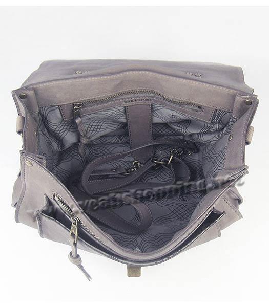 Proenza Schouler Suede PS1 Satchel Bag in Grey Lambskin-7