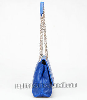 Roger Vivier Sea Blue Lambskin Leather Small Prismick Shoulder Bag-2